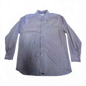 Southern Tide Blue Plaid Button-Down Shirt - Size‎ L